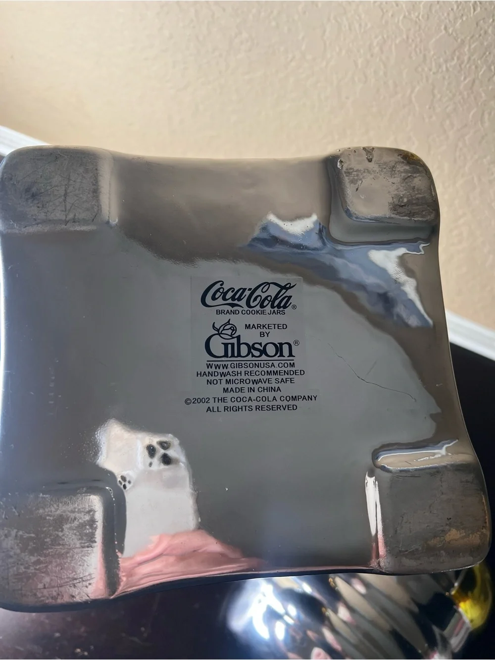 Vintage 2002 Coca-Cola Jukebox Cookie Jar by Gibson